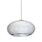 Besa Lighting Brio 7 Cord Pendant, Silver Foil, Satin Nickel Finish, 1x5W LED 1XT-2492SF-LED-SN - alternate 1
